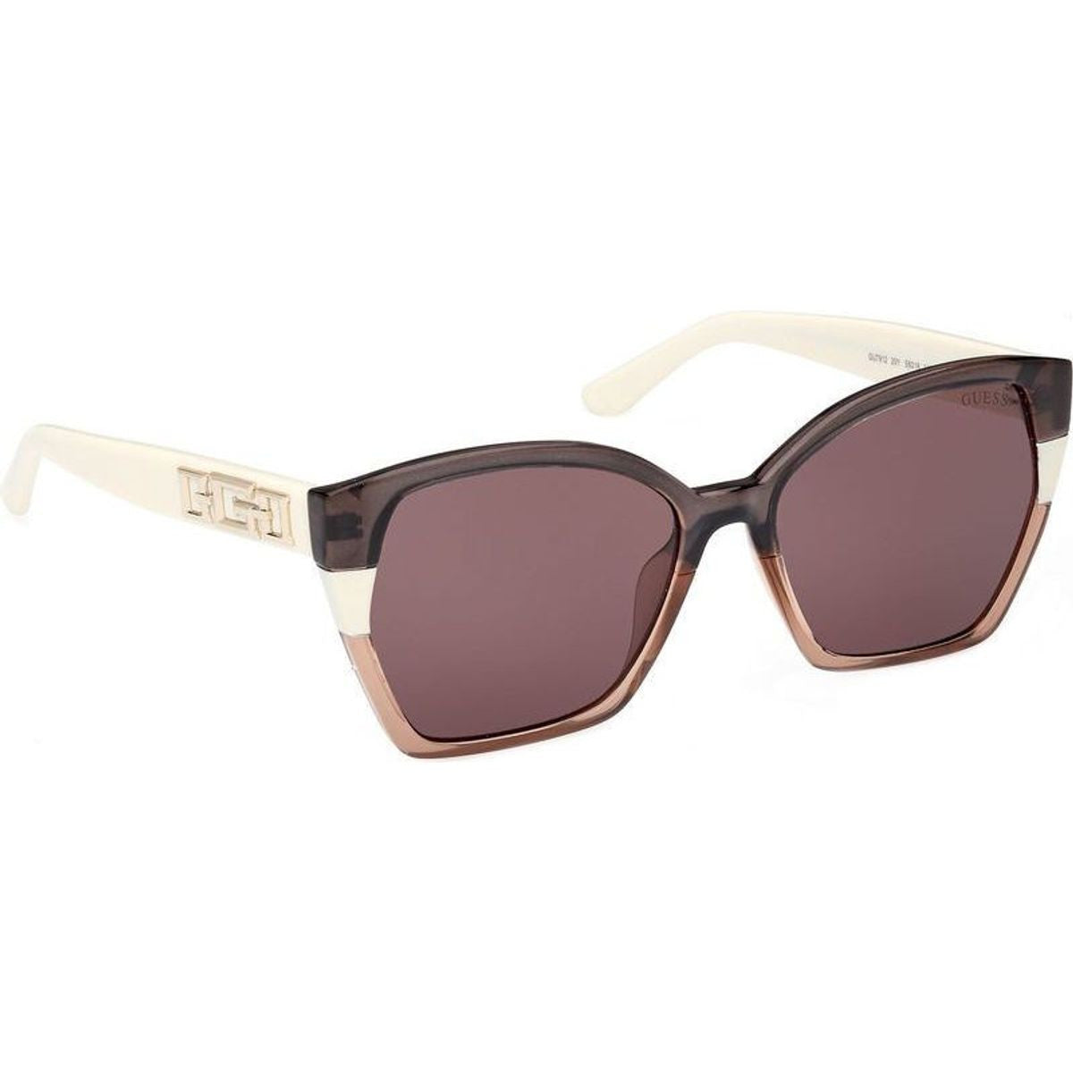 GU7912, Brown and Beige/Violet Lenses