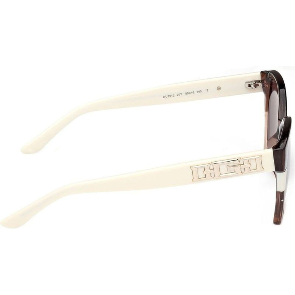 GU7912, Brown and Beige/Violet Lenses