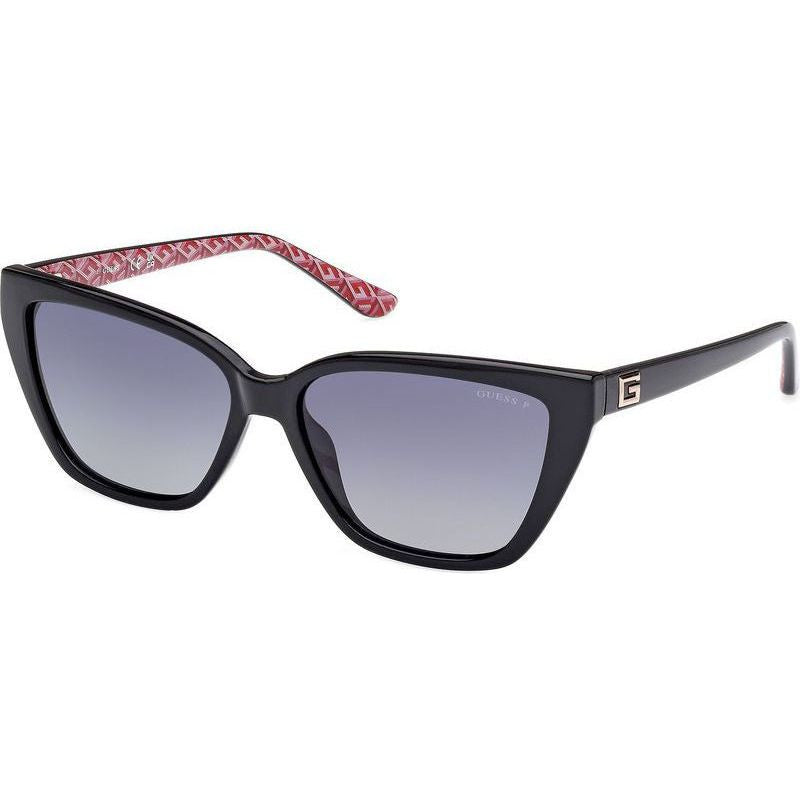 GU7919, Shiny Black/Smoke Gradient Polarised Lenses