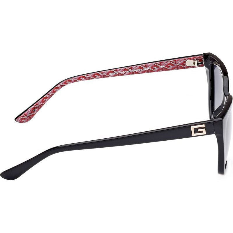 GU7919, Shiny Black/Smoke Gradient Polarised Lenses
