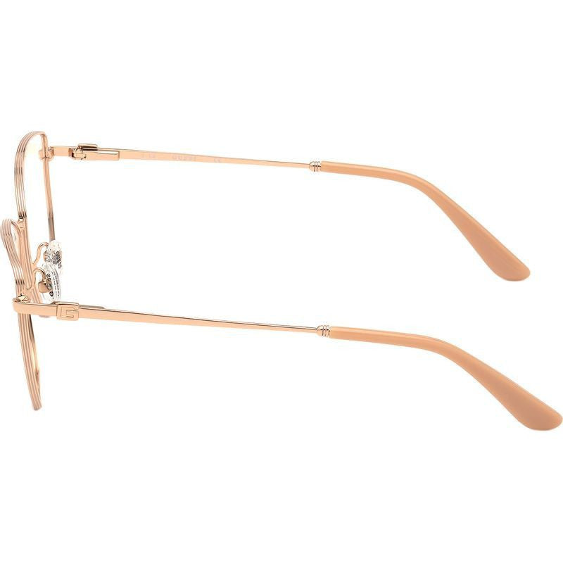 GU2825, Shiny Rose Gold/Clear Lenses
