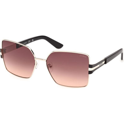 Guess GU00357 Shiny Pale Gold Black Bordeaux Gradient Angle