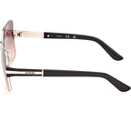 Guess GU00357 Shiny Pale Gold Black Bordeaux Gradient Side
