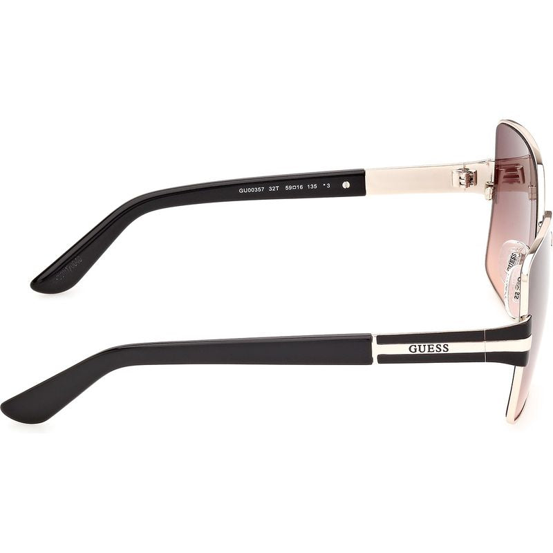Guess GU00357 Shiny Pale Gold Black Bordeaux Gradient Side2