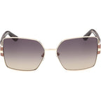 Guess GU00357 Shiny Pale Gold Dark Havana Smoke Gradient Front