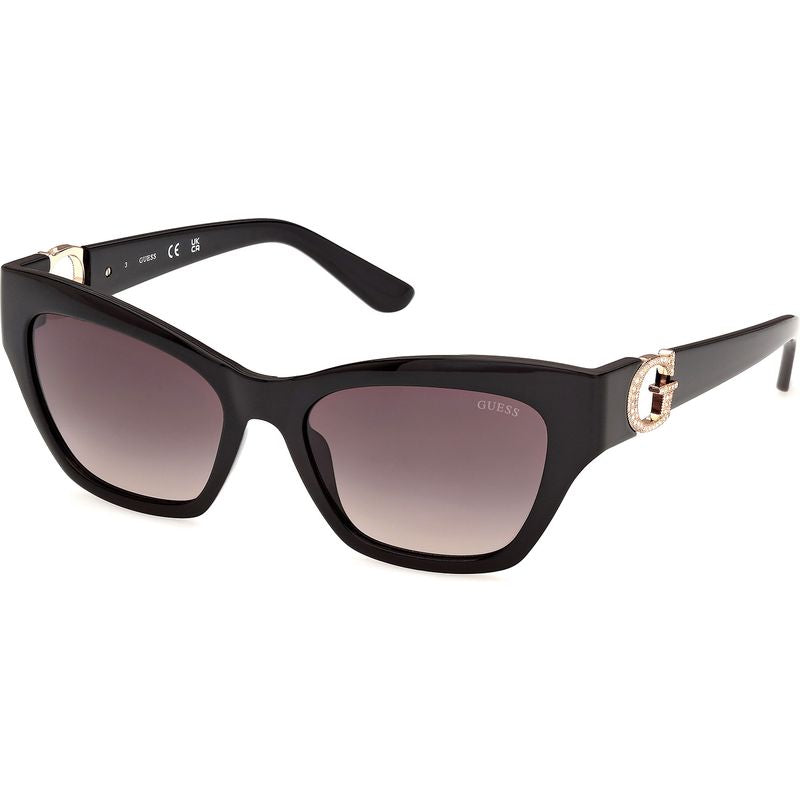Guess GU00360 Shiny Black Smoke Gradient Angle