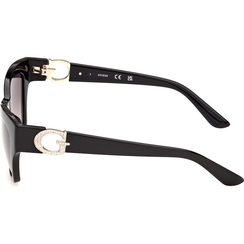 Guess GU00360 Shiny Black Smoke Gradient Side