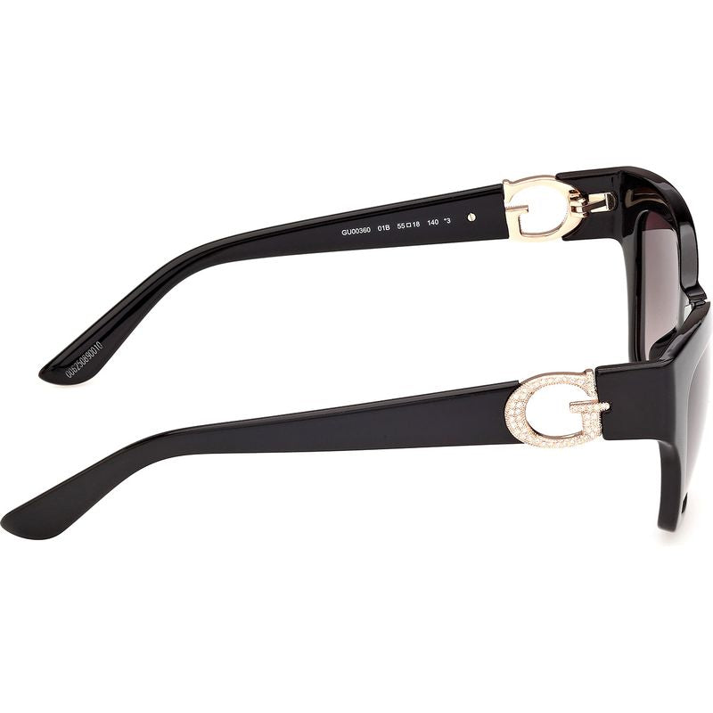 Guess GU00360 Shiny Black Smoke Gradient Side2