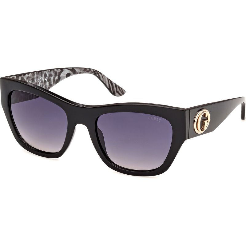 Guess GU00363 Shiny Black Smoke Gradient Angle