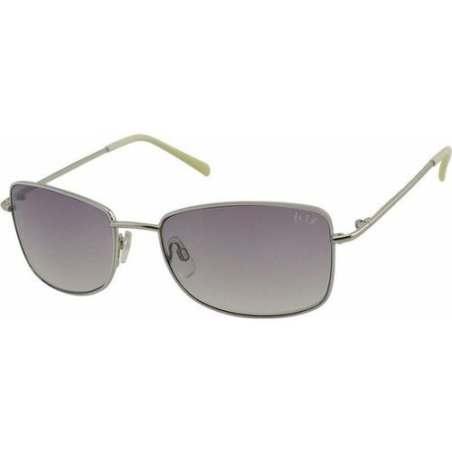 Yen, White and Silver/Light Violet Gradient Lenses