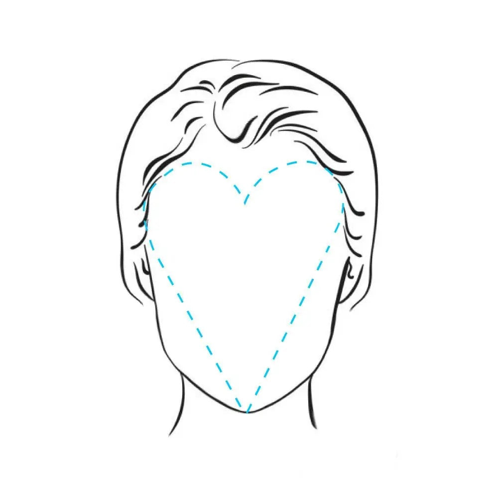 Heart Face Shape Icon