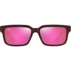 Hiapo Alt Fit, Matte Burgundy/Maui Rose Polarised Lenses