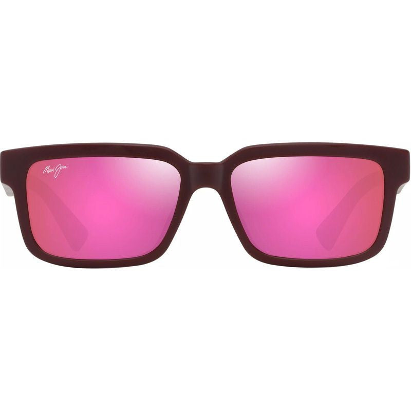 Hiapo Alt Fit, Matte Burgundy/Maui Rose Polarised Lenses