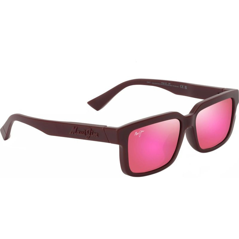 Hiapo Alt Fit, Matte Burgundy/Maui Rose Polarised Lenses