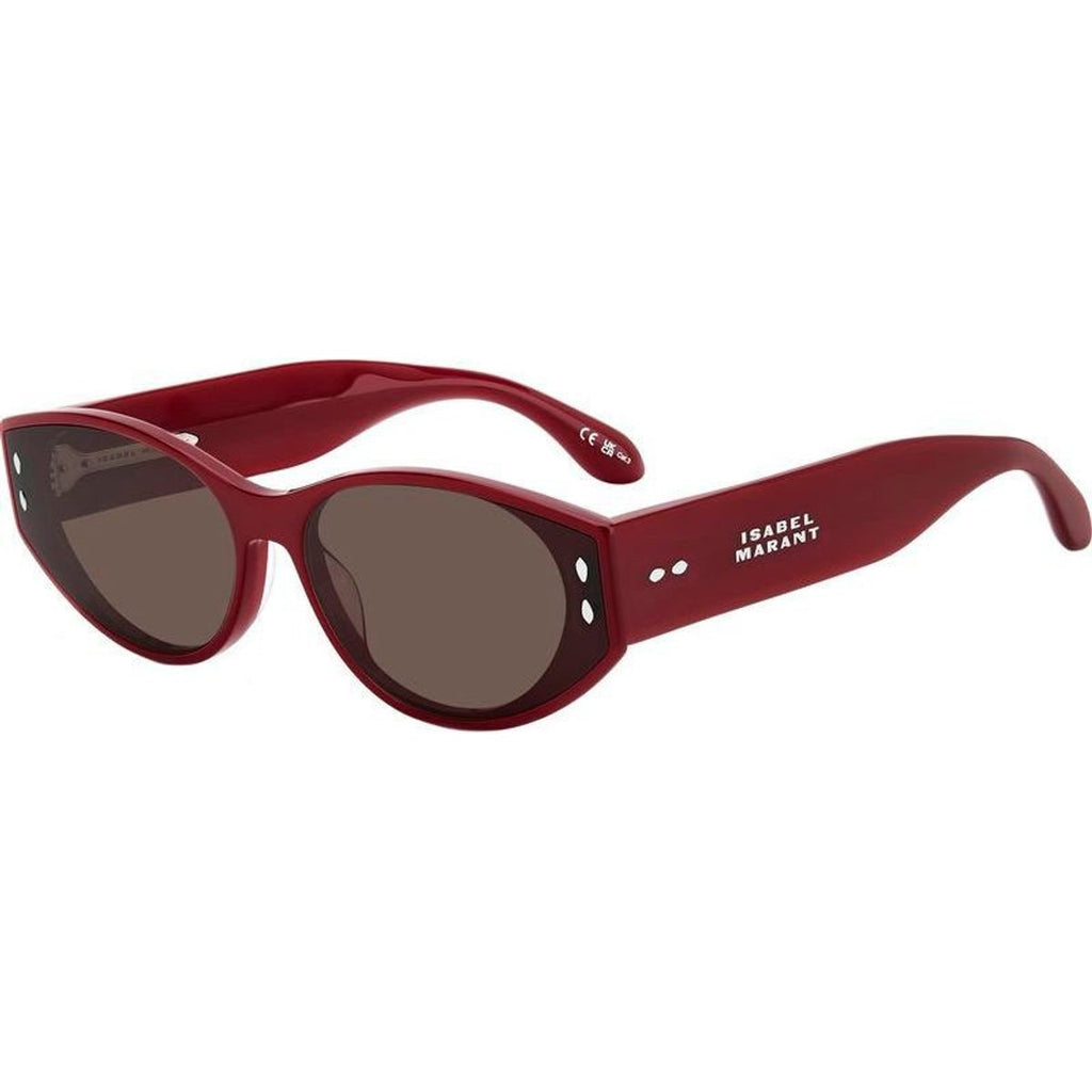 IM 0185/G/S, Burgundy/Brown Lenses