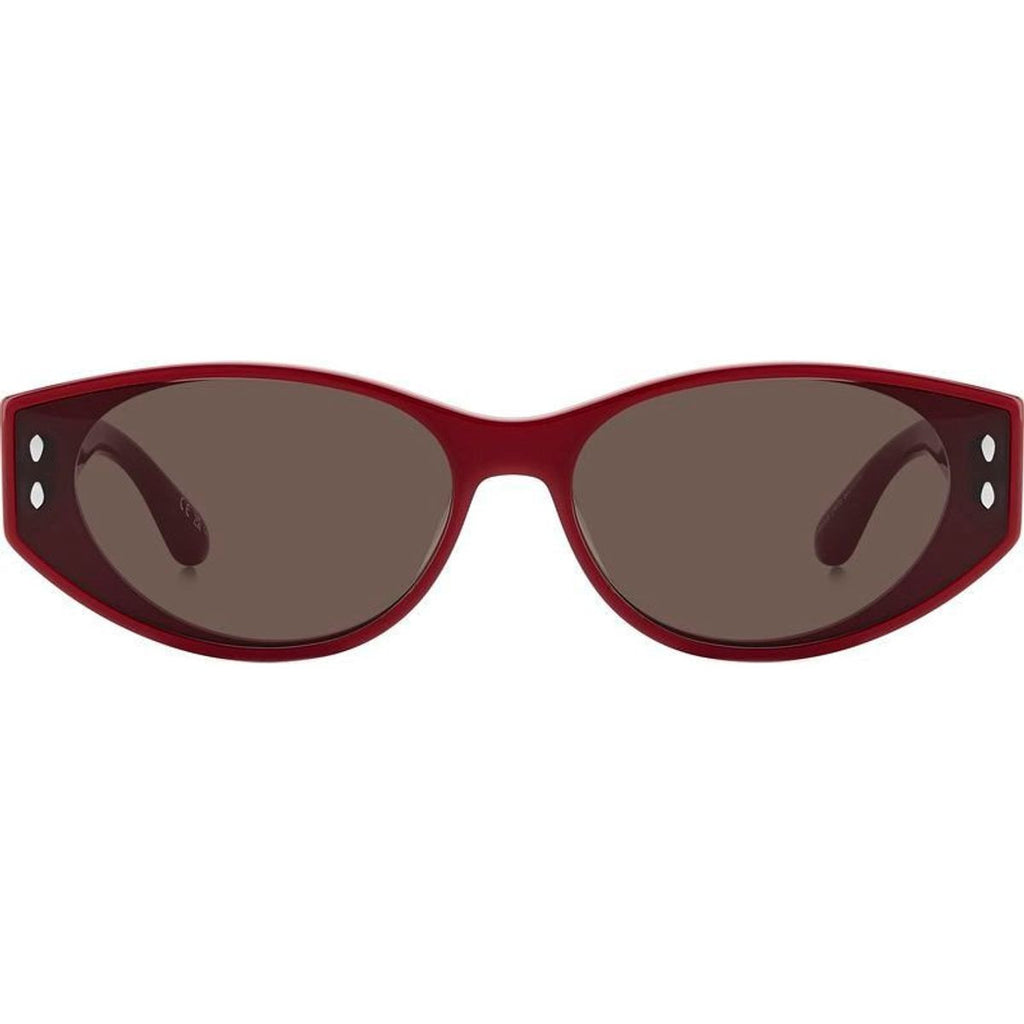 IM 0185/G/S, Burgundy/Brown Lenses