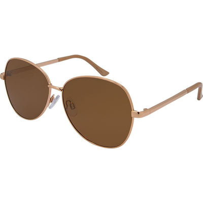 2839, Rose Gold/Brown Polarised Lenses