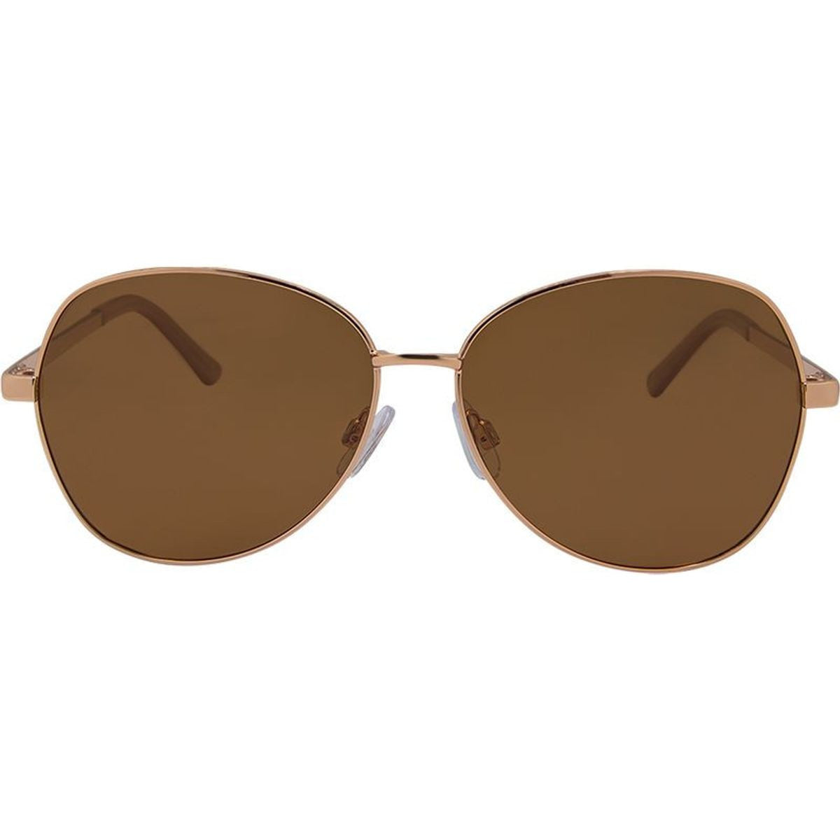 2839, Rose Gold/Brown Polarised Lenses