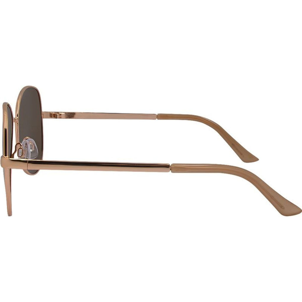 2839, Rose Gold/Brown Polarised Lenses