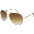 3502, Matte Gold/Brown Gradient Lenses