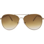 3502, Matte Gold/Brown Gradient Lenses