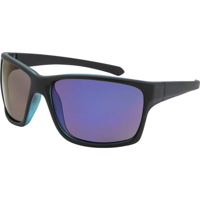 3948, Matte Black and Blue/Blue Mirror Polarised Lenses