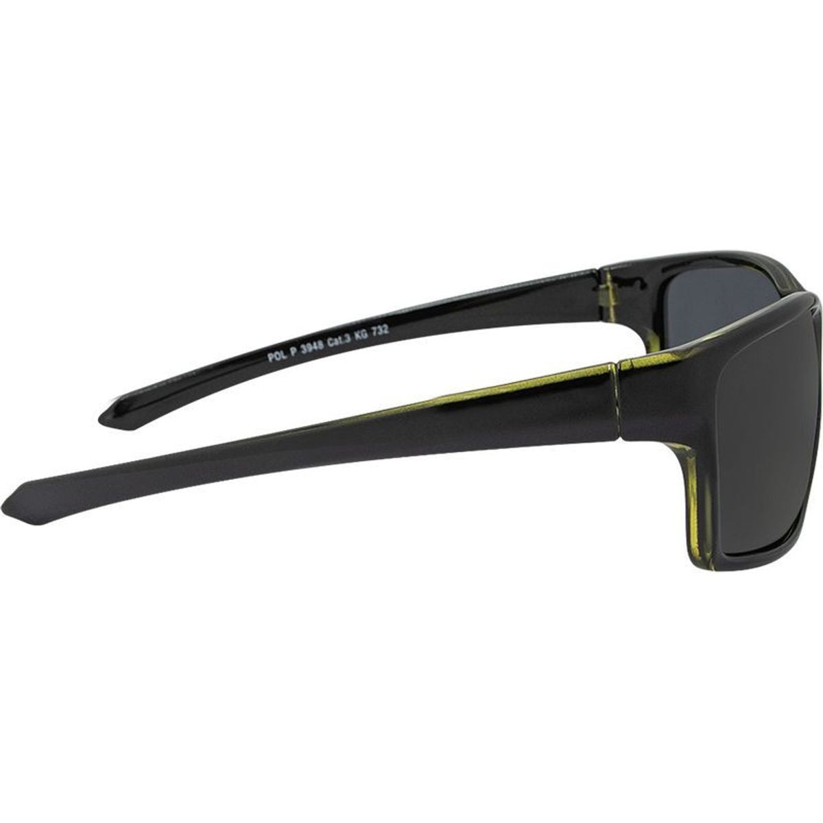 3948, Matte Black and Crystal Yellow/Smoke Polarised Lenses