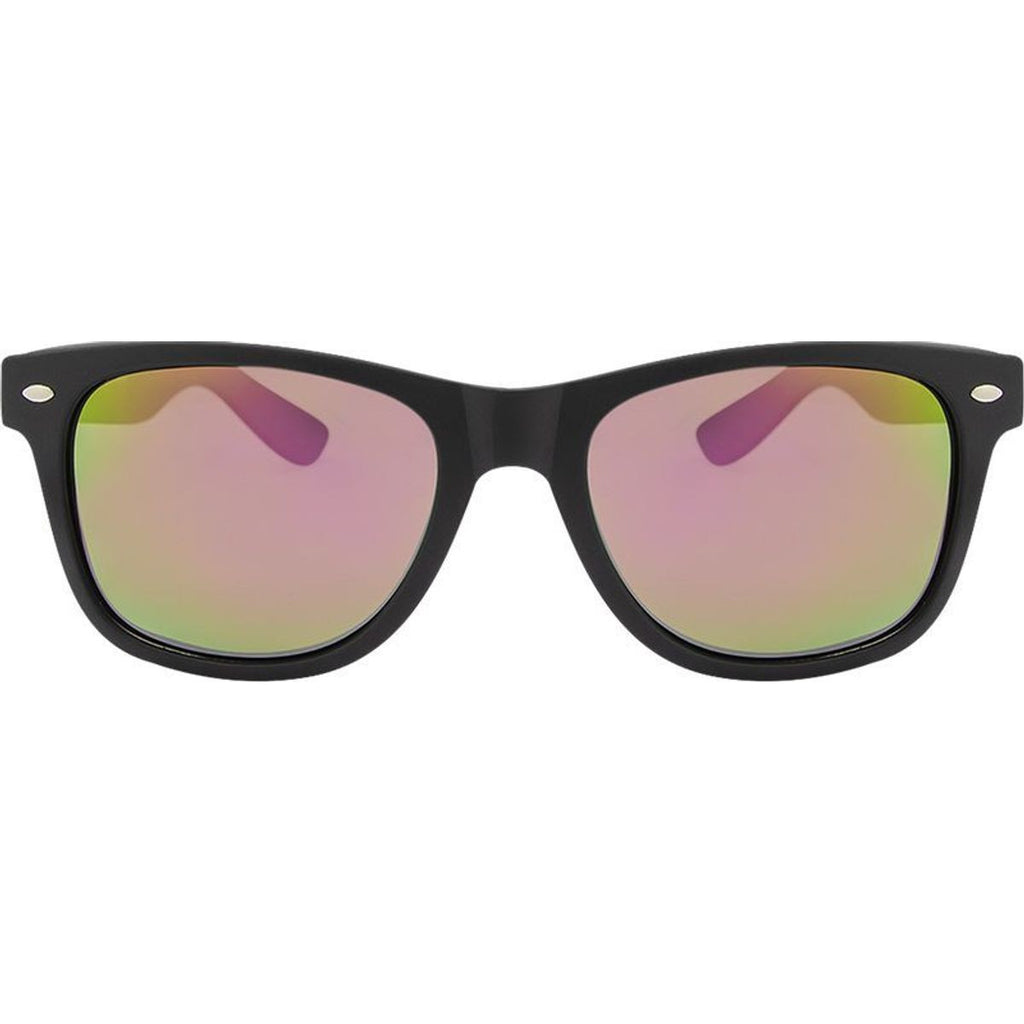 5842, Black/Pink Mirror Polarised Lenses