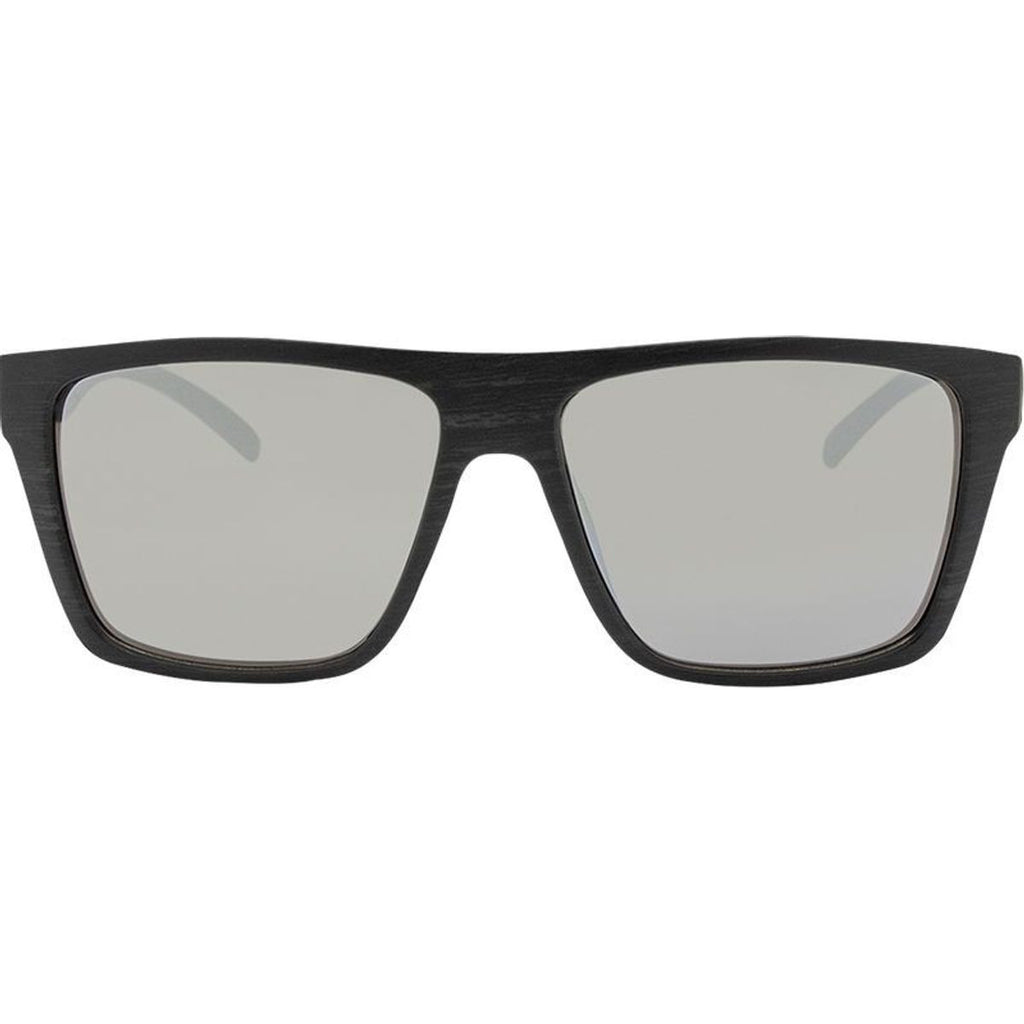 6052, Black Wood/Silver Mirror Lenses