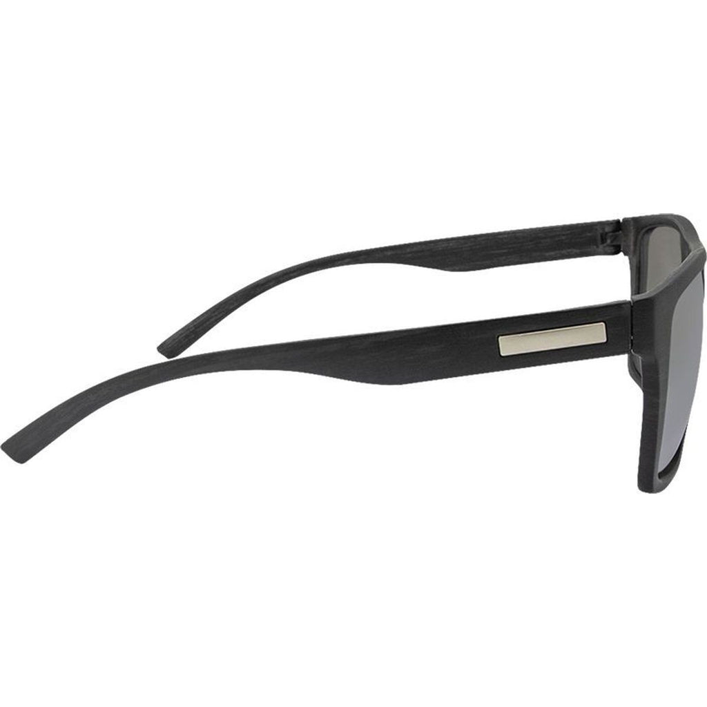 6052, Black Wood/Silver Mirror Lenses