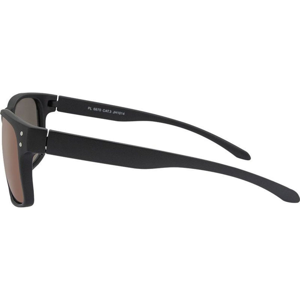 6670, Matte Black/Green Mirror Lenses