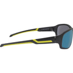 7025, Matte Black and Yellow/Yellow Blue Mirror Lenses