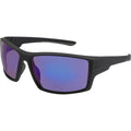 7027, Matte Black/Blue Mirror Lenses