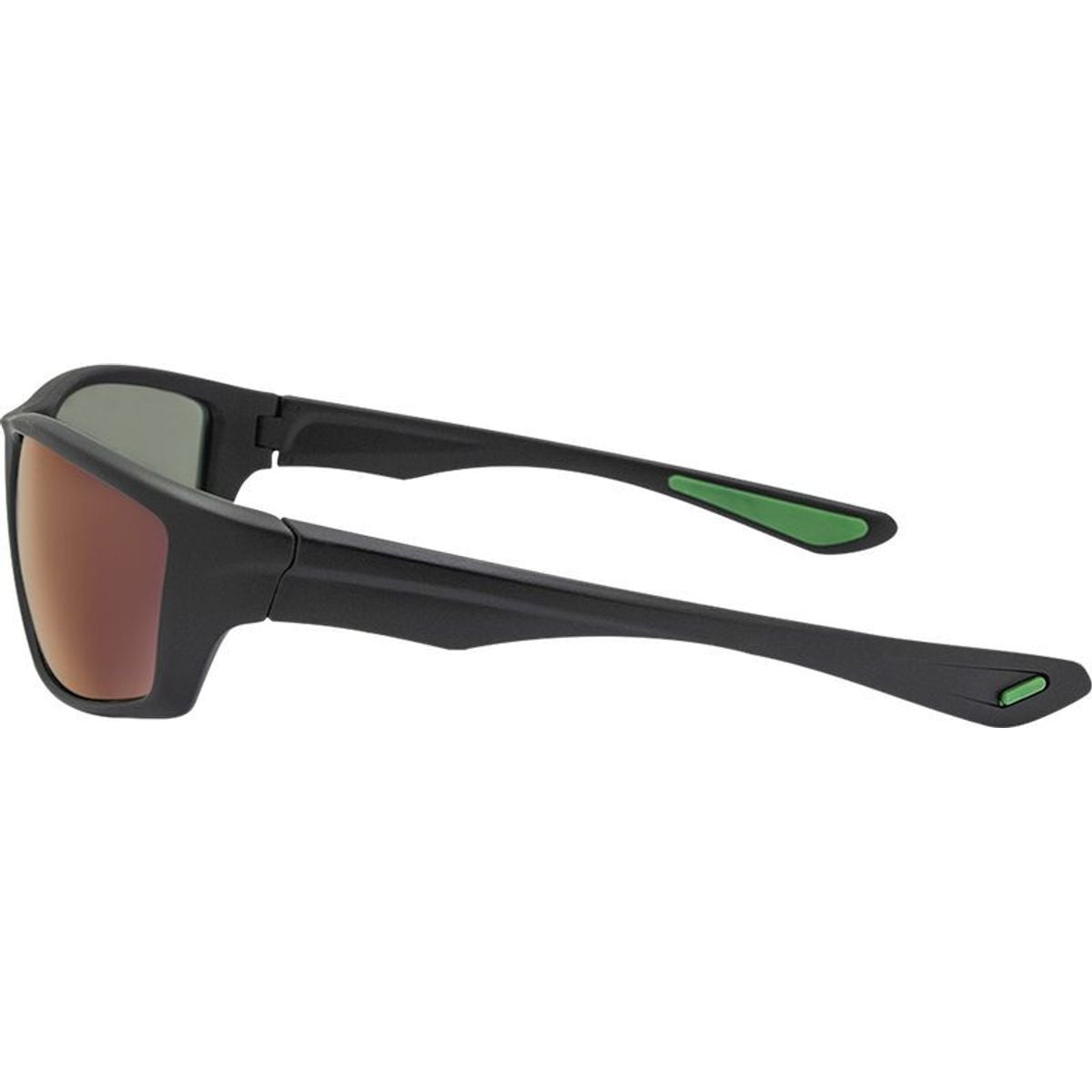 7052, Matte Black/Blue Mirror Polarised Lenses