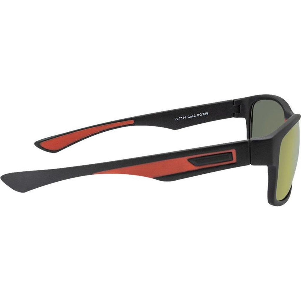 7114, Black/Red Mirror Lenses
