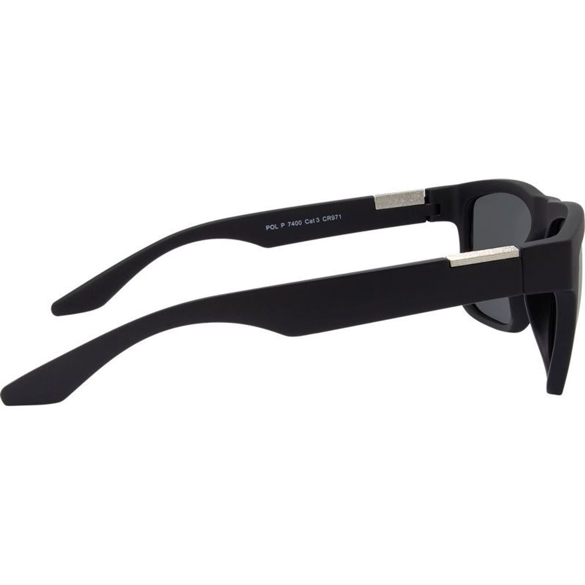 7400, Matte Black/Blue Mirror Polarised Lenses