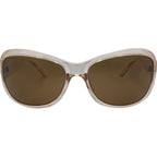 7447, Translucent Beige/Brown Lenses