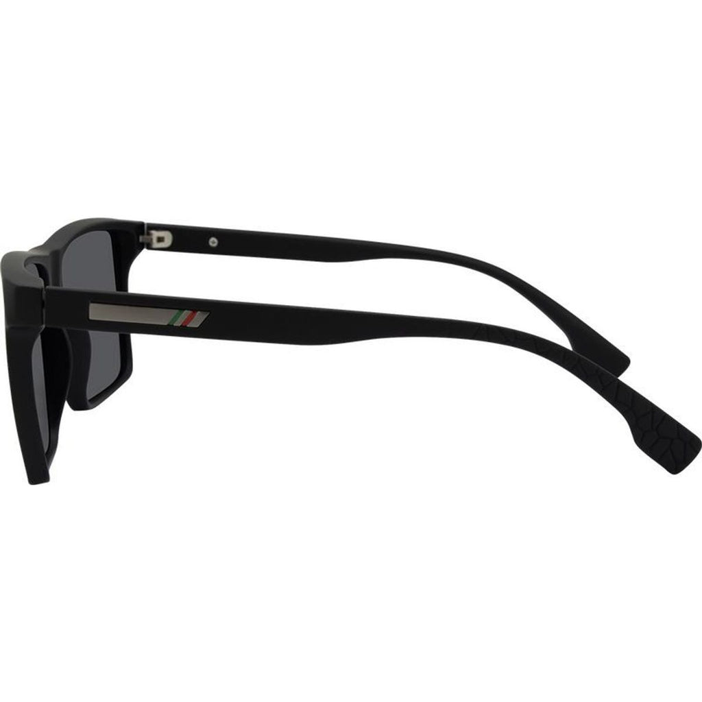7458, Black Rubber/Smoke Polarised Lenses