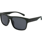 7459, Green Rubber/Smoke Polarised Lenses