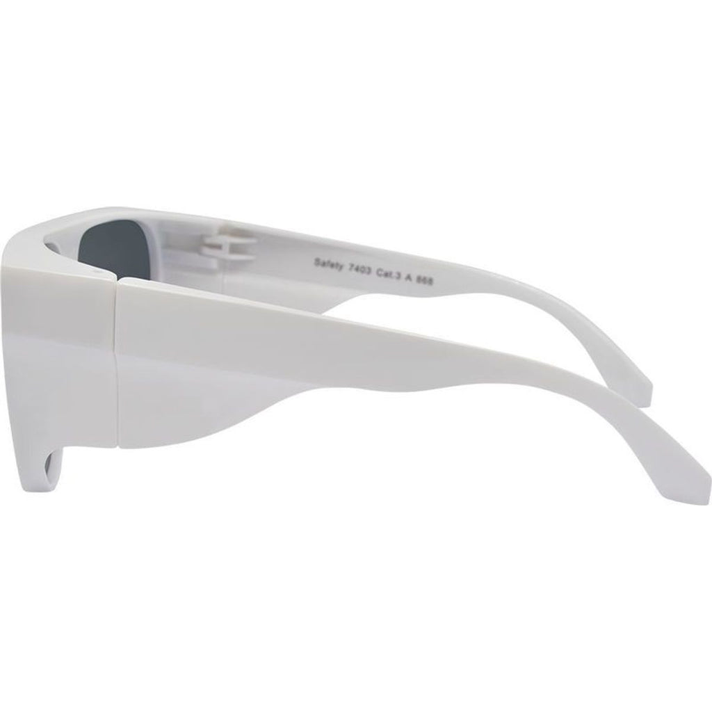 Aerial Safety 7403, White/Smoke Lenses