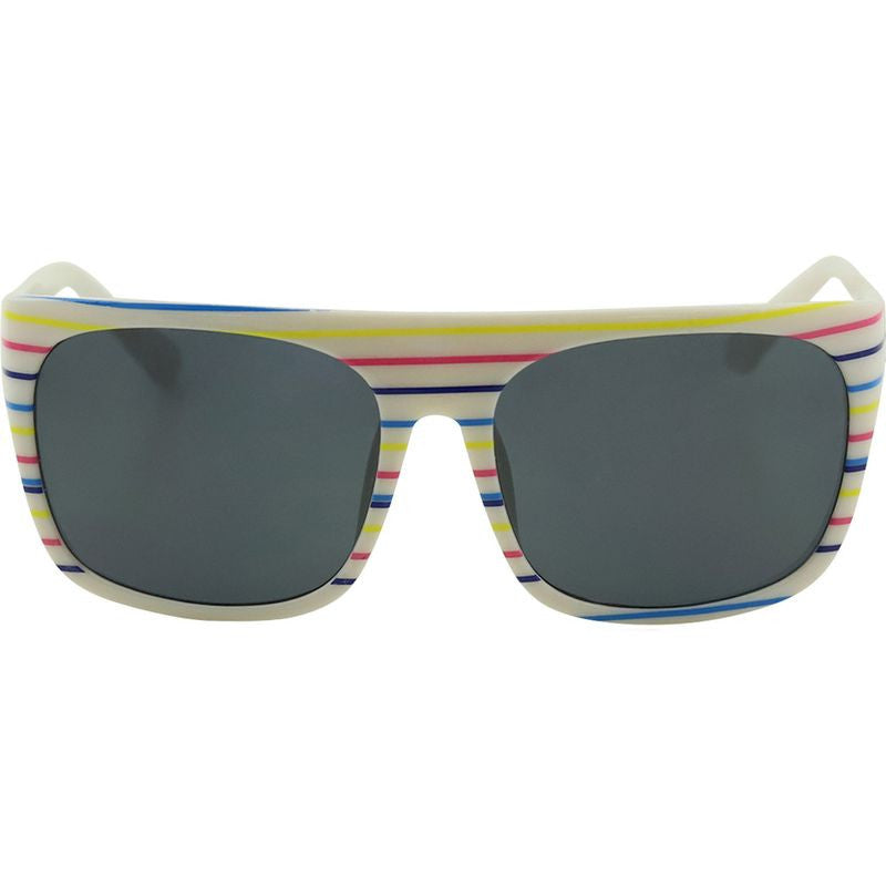 CE3 Flat, White Stripe/Smoke Lenses