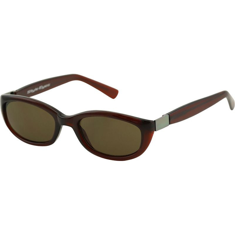 SE0030, Burgundy/Brown Lenses