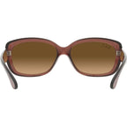Jackie Ohh RB4101, Transparent Dark Brown/Brown Gradient Polarised Glass Lenses