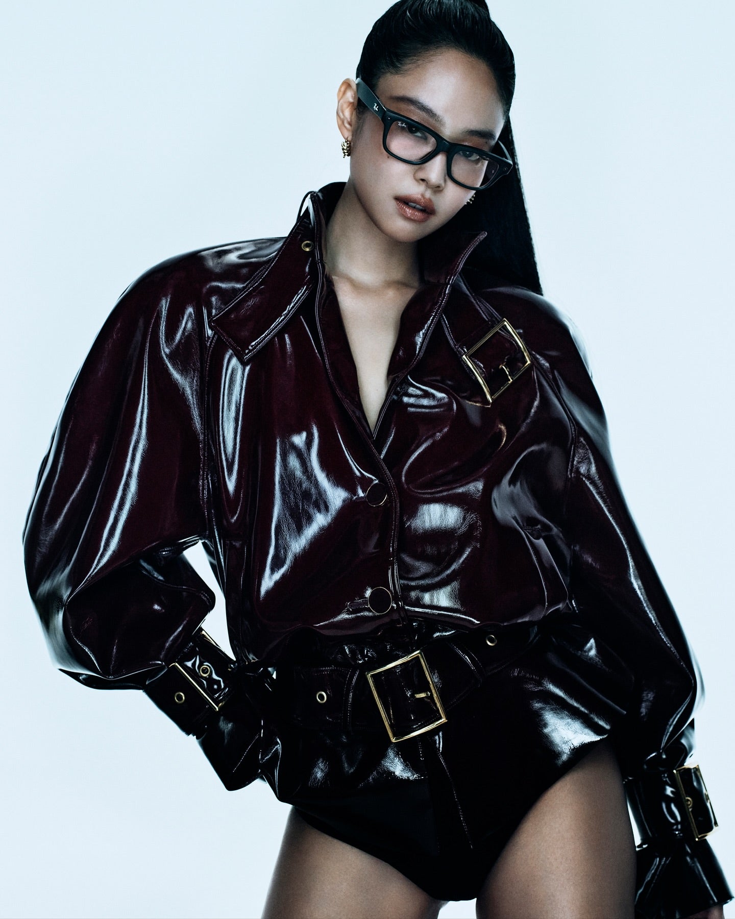 Jennie wears Ray-Ban Meta