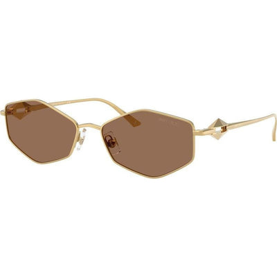 JC4017, Gold/Dark Brown Lenses