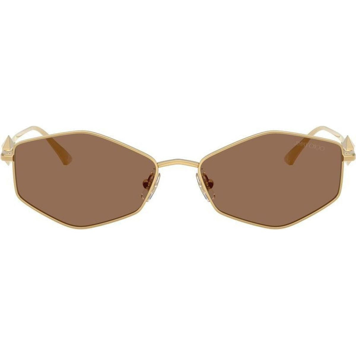 JC4017, Gold/Dark Brown Lenses
