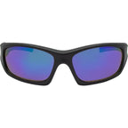 3959, Matte Black/Green Blue Mirror Lenses