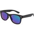 5234, Matte Black/Green Blue Mirror Lenses