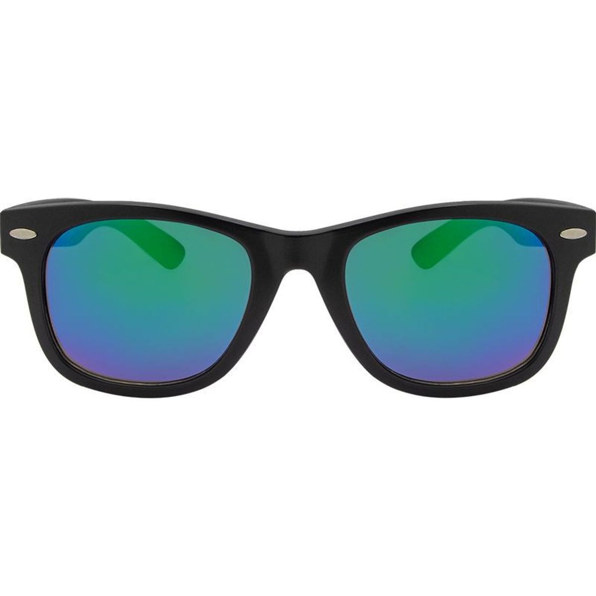 5234, Matte Black/Green Blue Mirror Lenses