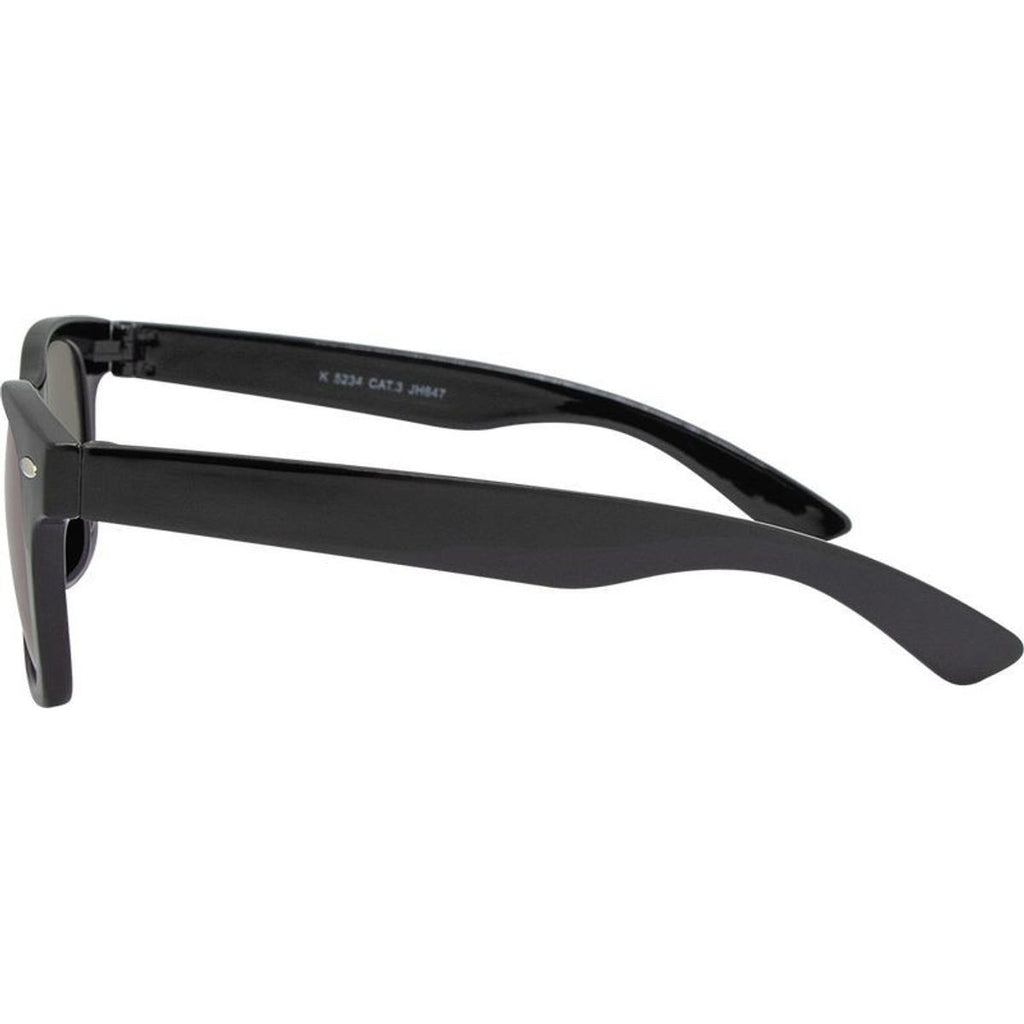 5234, Matte Black/Green Blue Mirror Lenses